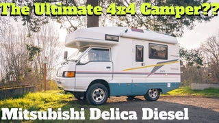 This 1995 Mitsubishi Delica 4x4 Diesel Truck Camper can take you almost anywhere
